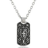 POLICE Men\'s Crest Steel Necklace