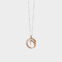 Ponte Vecchio Necklace Open Design Diamond 18ct Rose Gold
