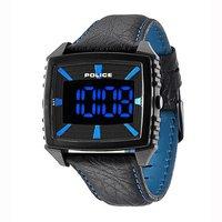 Police Gents CountDown Blue and Black Watch