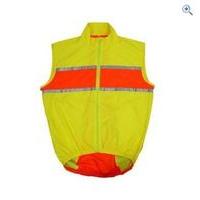 polaris mens rbs cycling gilet size s colour yellow