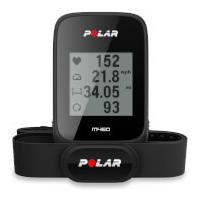 polar m460 gps bike computer with heart rate monitor black