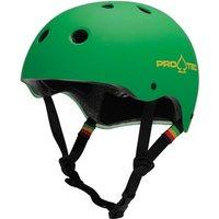 pro tec classic rasta green helmet