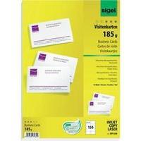 Printable business cards (micro-perforated) Sigel DP830 85 x 55 mm 185 gm² Bright white 150 pc(s)