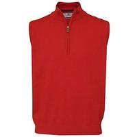 ProQuip PQ Collection Half Zip Merino Slipover Bright Red - XXL