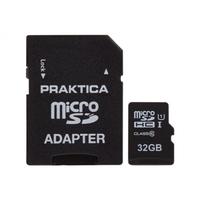 PRAKTICA 32GB Class 10 MicroSD Memory Card inc SD Adapter