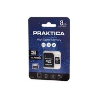 PRAKTICA 8GB Class 10 MicroSD Card inc SD Adapter