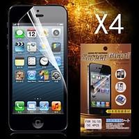 Protective HD Screen Protector for iPhone 5/5S(4PCS)
