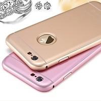 Protective Metal Bumper Frame with Frosted Back Cover for iPhone 6s 6 Plus