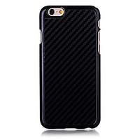 Protective Carbon Fiber Plastic Back Case for iPhone 6 (Assorted Colors)