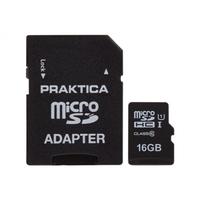 PRAKTICA 16GB Class 10 MicroSD Memory Card inc SD Adapter