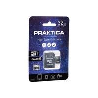 PRAKTICA 32GB Class 10 MicroSD Memory Card inc SD Adapter WP240 Z212