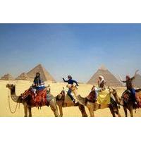 private half day trip to giza pyramids with camel riding