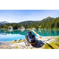private helicopter tour paddle boarding and picnic experience