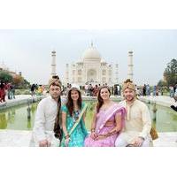 Private Taj Mahal Day-Trip from Delhi in Authentic Indian Dress with Local Family Visit