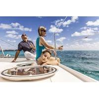 private tour catamaran sailing and snorkeling in isla mujeres