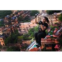 private day trip to neemarana fort palace including ziplining at flyin ...