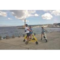 private tour chania highlights with trikke ride