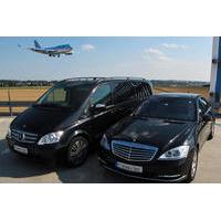 prague airport shuttle private arrival transfer in mercedes benz vehic ...