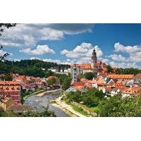 Private Full-Day Tour to Cesky Krumlov and Hluboka And Vltavou Castle from Prague