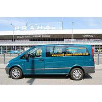 prague airport shared arrival transfer and half day city walking tour