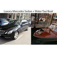 Private Limousine Transfer Treviso Airport to Venice City Center by Car and Water Taxi up 2Pax