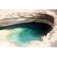 private day trip bimah sinkhole wadi shab and tiwi beach from muscat