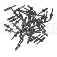 PR001 Plastic Rivets 6.6 x 17.2mm Pack of 50