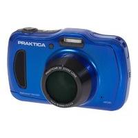 PRAKTICA Luxmedia WP240 Wtprf Blue Camera Kit inc 8GB MicroSD Card & Case