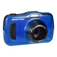 praktica luxmedia wp240 waterproof camera blue 20mp 4xzoom 64mb intern ...