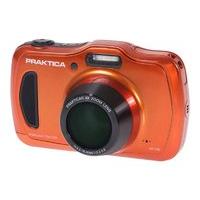 praktica luxmedia wp240 wtprf orange camera kit inc 8gb microsd card c ...