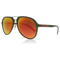 Prada Sport 05RS Sunglasses Green Rubber UFI5M0 58mm