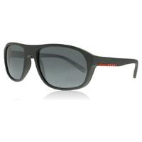 Prada Sport 01RS Sunglasses Grey Rubber TFZ5L0 58mm