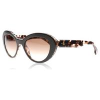 Prada 15Qs Portrait Sunglasses Brown and Pink Tortoise ROL0A6