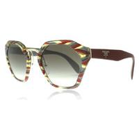 Prada 04TS Sunglasses Sheaves Bordeaux Green VAP0A7 55mm