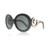 Prada 08TS Sunglasses Black 1AB1A1 55mm