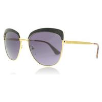 Prada 51TS Sunglasses Antique Gold Black LAX6O2 56mm