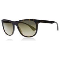 prada 04ss sunglasses matte tortoise bronze haq4o2 57mm
