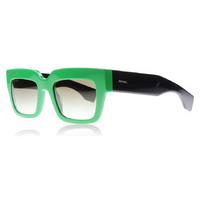 Prada 28PS Sunglasses Green Black SMP0A7