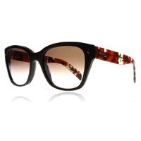 Prada 09SS Sunglasses Brown / Tortoise / Red Stripes DHO3D0 54mm