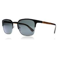 Prada 61Ss Sunglasses Dark Brown USF1A1 61mm