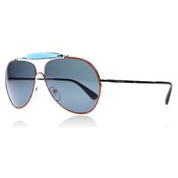 Prada 56SS Sunglasses Red / Silver / Blue UFS2K1 59mm