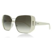 Prada 59SS Sunglasses Silver / Ivory USB0A7 54mm