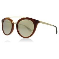 Prada PR23SS Sunglasses Striped Brown USE1C0 52mm