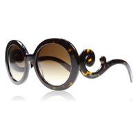 prada 27ns minimal baroque sunglasses tortoise 2au6s1