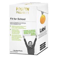 ProVen Probiotics Fit For School Child Acidophilus & Bifidus With Vitamin C & D - 28 x 1.5g Stick Packs