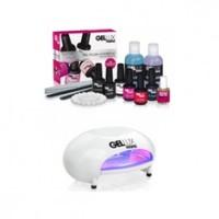 Profile Gellux Gel Nail Polish Kit With Profile Gellux LED PRO-Lamp - Complete Gel Nail Kit
