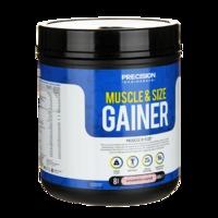 precision engineered muscle size gainer powder strawberry 681g 681g