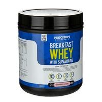 precision engineered breakfast whey strawberry 490g 490g