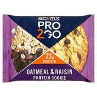 pro 2go cookie box 12 cookies oatmeal raisin