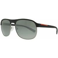 prada sport ps51qs dg07w1 rubber blackgunmetal